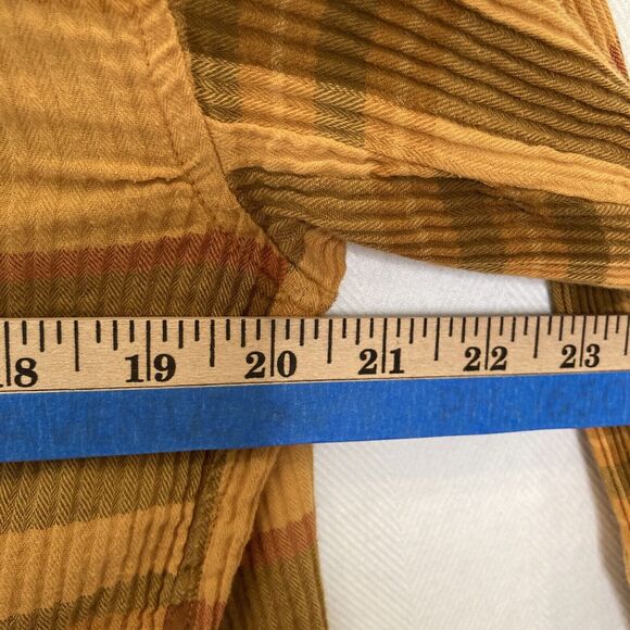 Prana Fillary Button Down Top Button Up Shirt Yellow Size Medium - Picture 11 of 13